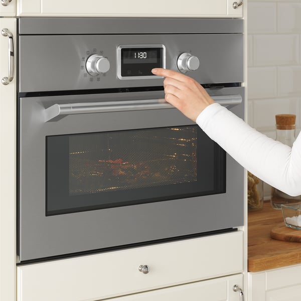 SMAKSAK Microwave combi with forced air, stainless steel