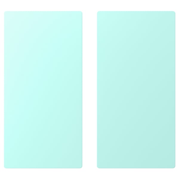 SMÅSTAD Door, pale turquoise, 30x60 cm