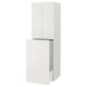 SMÅSTAD Wardrobe with pull-out unit, white white/with clothing rod, 60x57x196 cm