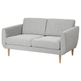 SMEDSTORP 2-seat sofa, Viarp/beige/brown birch
