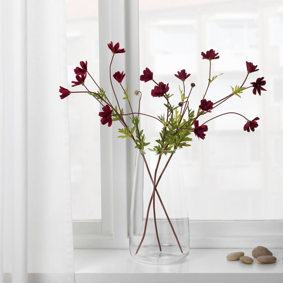 SMYCKA artificial flower, cosmos/dark red, 65 cm IKEA Malaysia