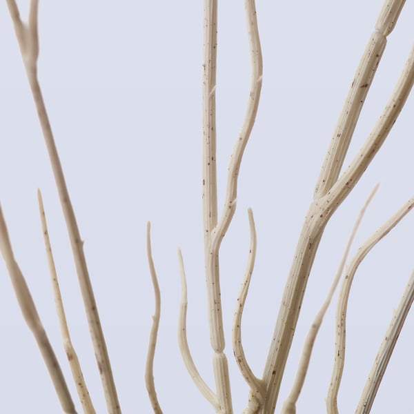 SMYCKA Artificial twig, white, 160 cm