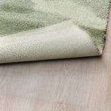 SÖNDERÖD Rug, high pile, light grey-green, 170x240 cm