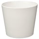 Option: SOJABÖNA Plant pot, white, 12 cm