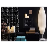 SOLLEFTEÅ Floor lamp, oval white