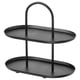 SOMMARÖGA Serving stand, two tiers, black