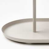 SOMMARÖGA Serving stand, two tiers, light grey-beige