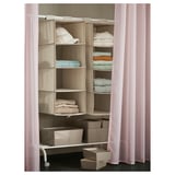 STENFRÖ Sheer curtains, 1 pair, pink/with heading tape, 145x250 cm
