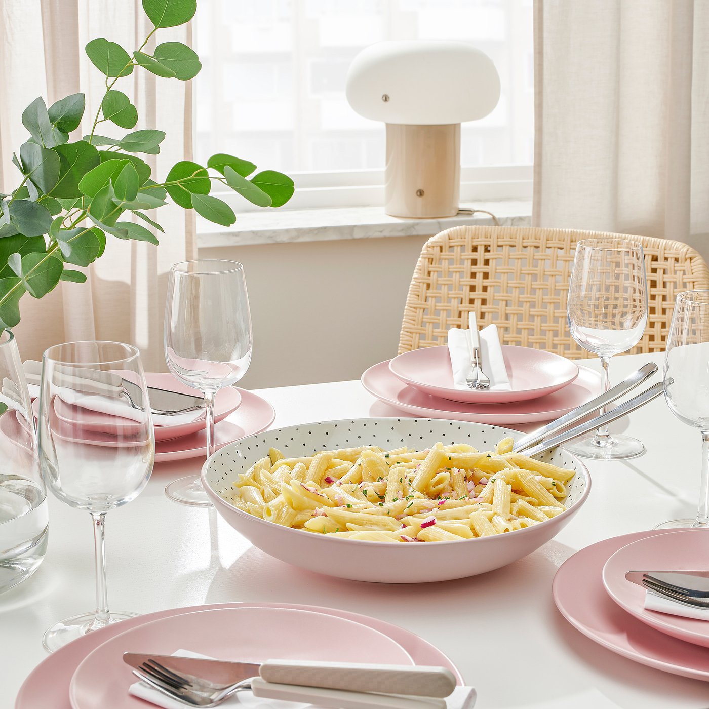 STENTICKA serving bowl, pink, 30 cm IKEA Malaysia
