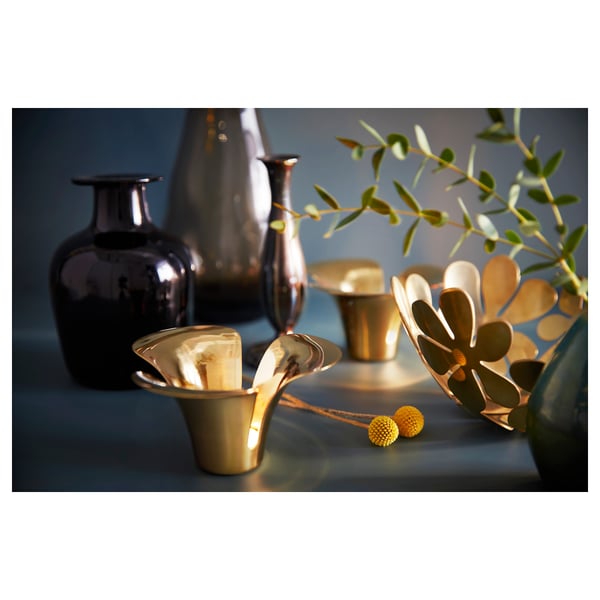 STOCKHOLM Bowl, gold-colour, 20 cm