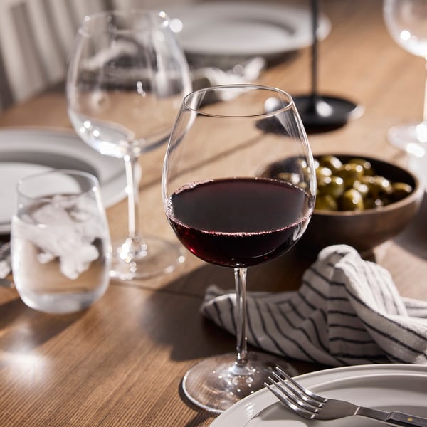 STORSINT Red wine glass, clear glass, 68 cl