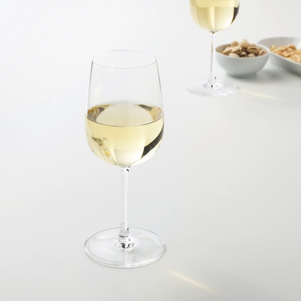 STORSINT White wine glass, clear glass, 32 cl