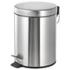 STRAPATS Pedal bin, stainless steel, 5 l