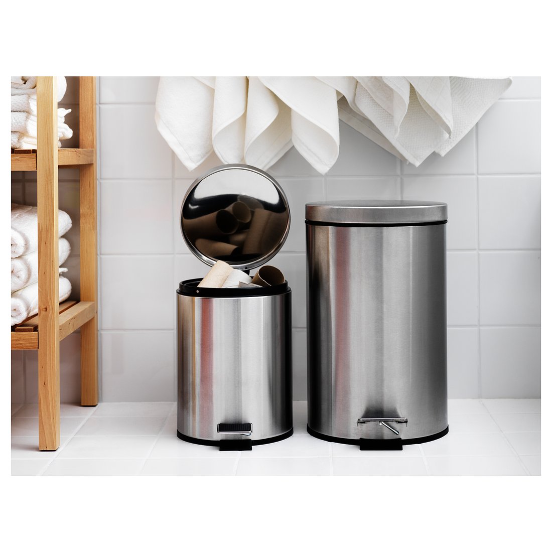 STRAPATS Pedal bin stainless steel IKEA