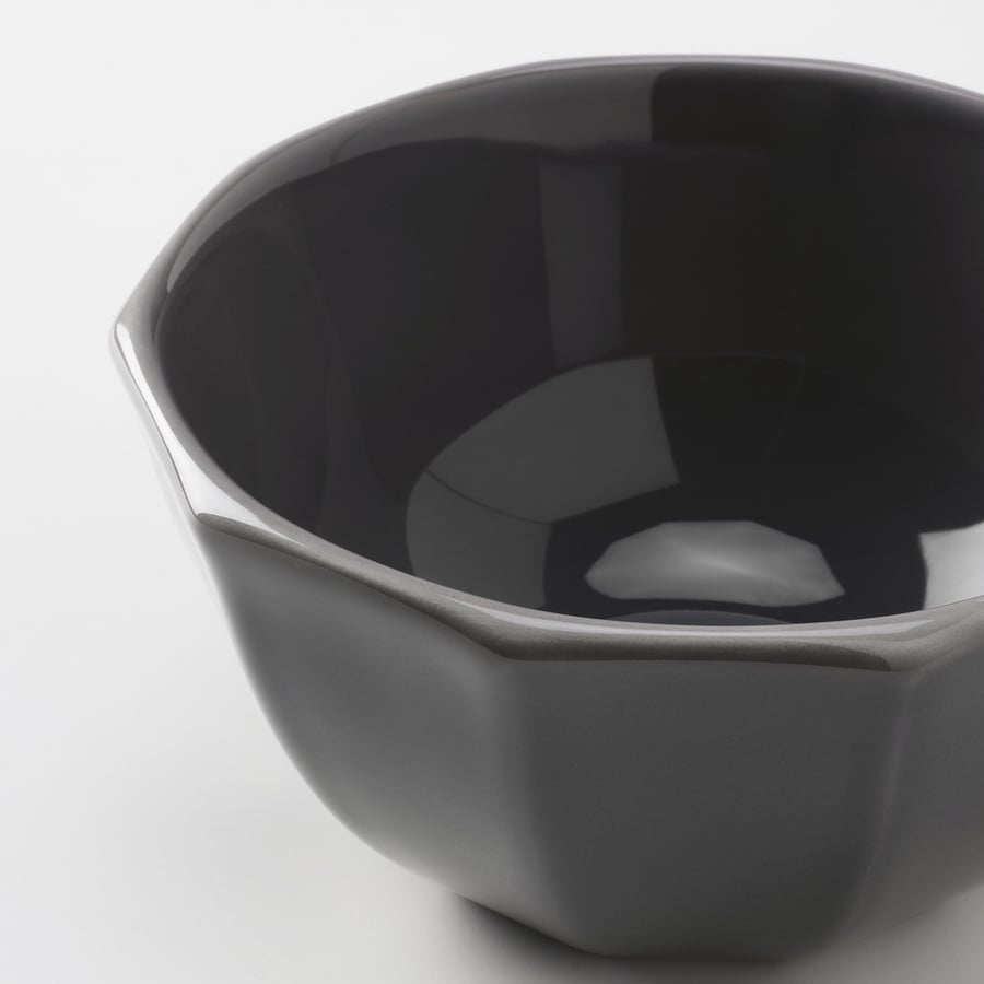 STRIMMIG Bowl, stoneware grey, 15 cm IKEA