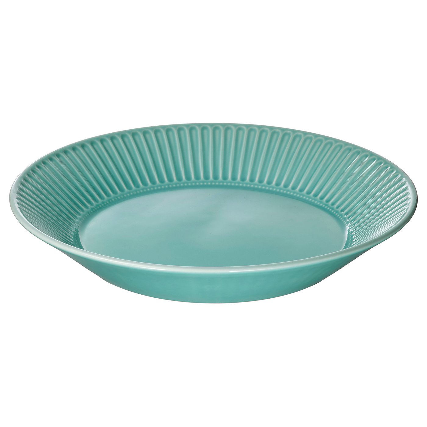 STRIMMIG Serving plate, turquoise, 29 cm IKEA