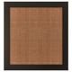 STUDSVIKEN Door, dark brown/woven poplar, 60x64 cm