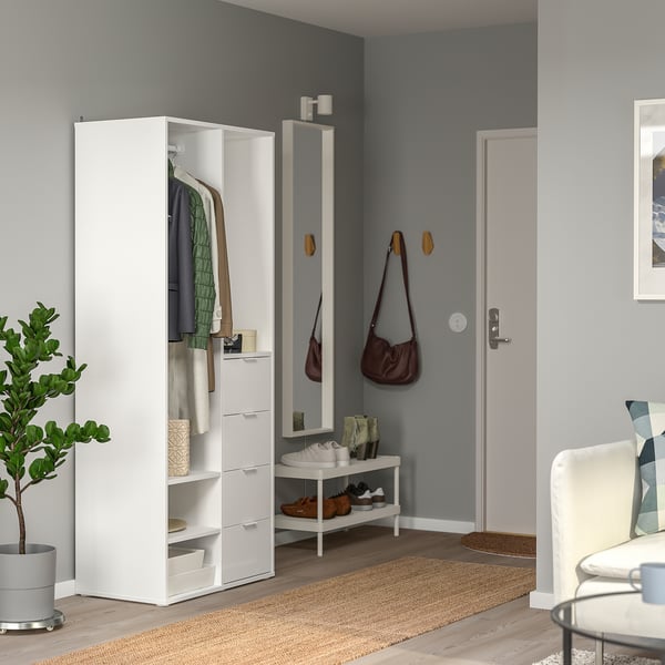 Sundlandet Open Wardrobe White Ikea
