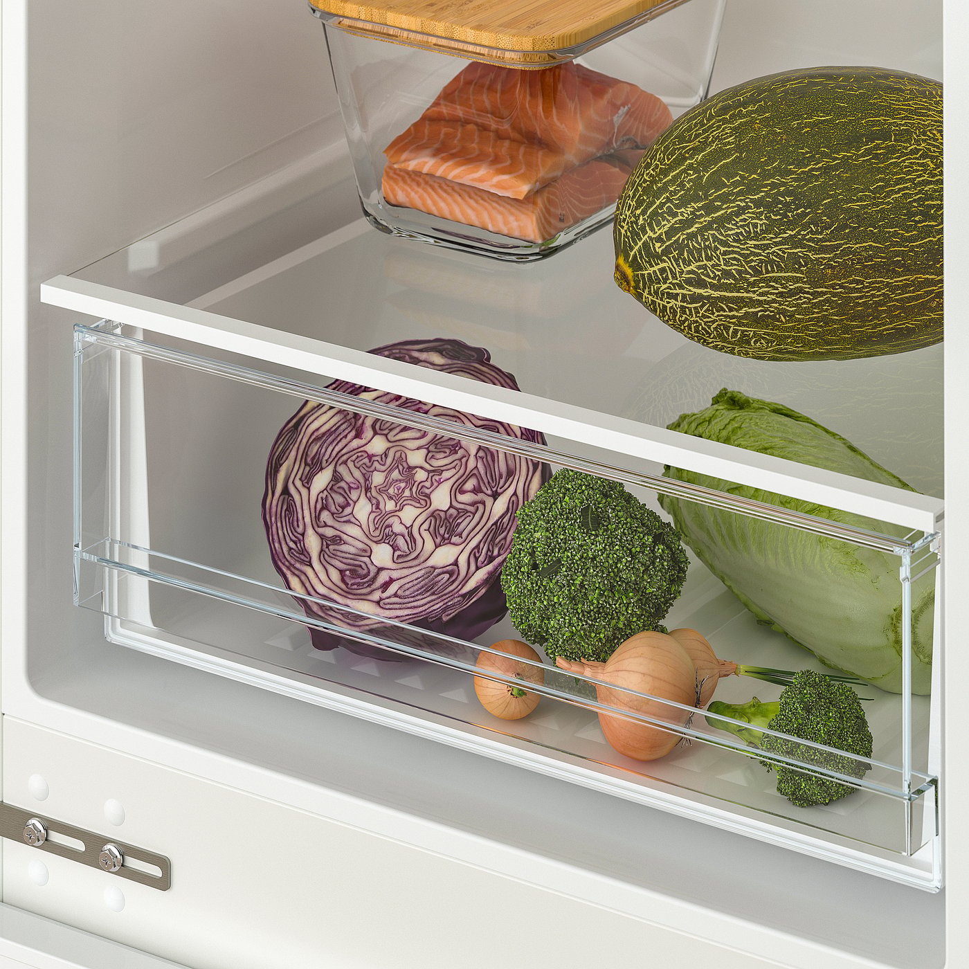 SUPERKALL Fridge/freezer - No Frost/white integrated 180/68 l — image 3