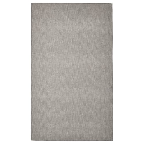 SVARTSENAP grey cotton tablecloth rectangular plain
