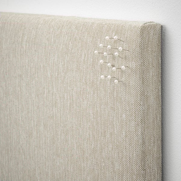 SVENSÅS Memo board with pins, beige, 60x60 cm