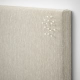 SVENSÅS Memo board with pins, beige, 60x60 cm
