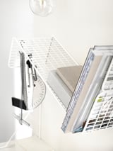 SVENSHULT Wall shelf, white, 60x20 cm
