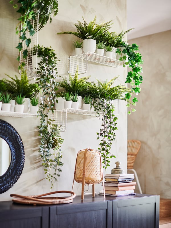 SVENSHULT Wall shelf, white, 60x20 cm