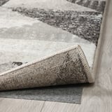 TILLFART Rug, low pile, triangle/grey, 160x230 cm