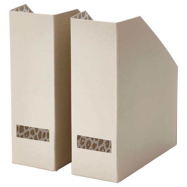 TJENA Magazine file, beige