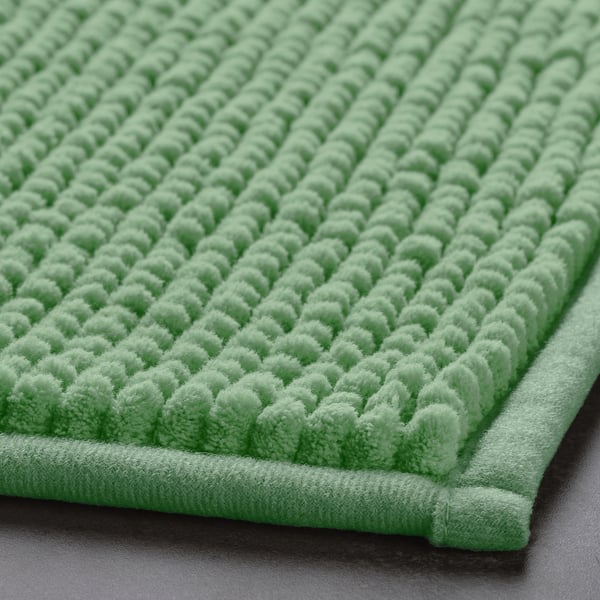 TOFTBO Bath mat, light green, 40x60 cm