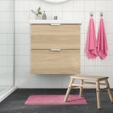 TOFTBO Bath mat, pink, 40x60 cm