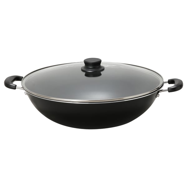 TOLERANT Wok with lid, non-stick coating, 40 cm