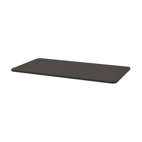 TOMMARYD Table top, anthracite, 130x70 cm