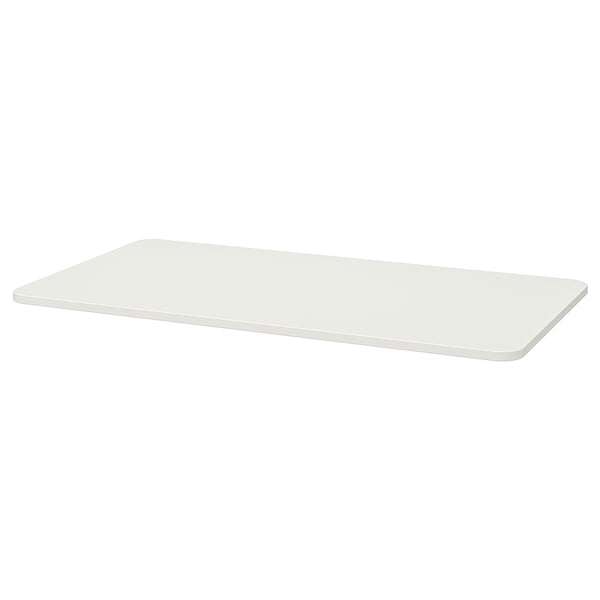 TOMMARYD Table top, white, 130x70 cm