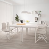 TOMMARYD Table, white, 130x70 cm