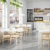 TOMMARYD Table, white, 130x70 cm