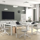 TOMMARYD Table, white, 130x70 cm