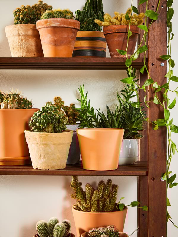 TORDH Shelving unit, outdoor - brown stained - IKEA