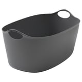 TORKIS Flexi laundry basket, in-/outdoor, grey, 35 l