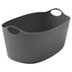 TORKIS Flexi laundry basket, in-/outdoor, grey, 35 l
