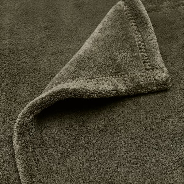 TRATTVIVA Bedspread, dark grey-green, 150x250 cm