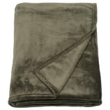 TRATTVIVA Bedspread, dark grey-green, 150x250 cm