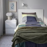 TRATTVIVA Bedspread, dark grey-green, 150x250 cm