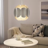 TRUBBNATE Pendant lamp shade, white, 38 cm