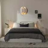 TRUBBNATE Pendant lamp shade, white, 38 cm