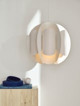 TRUBBNATE Pendant lamp shade, white, 38 cm