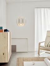 TRUBBNATE Pendant lamp shade, white, 38 cm