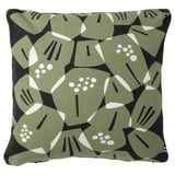 UNDERBLOMMA Cushion cover, black/grey-green, 50x50 cm