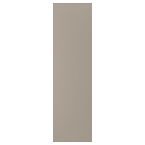 UPPLÖV beige panel, uniform kitchen finish, recycled wood.
